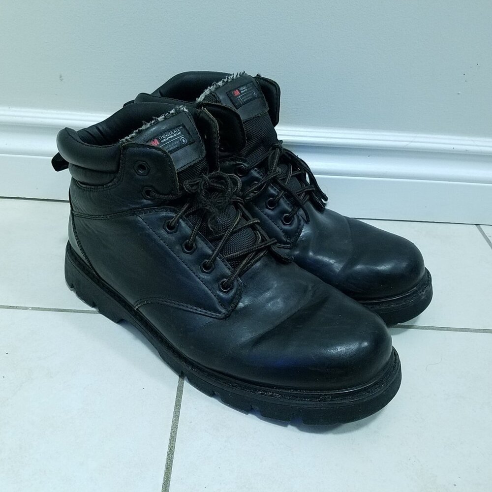 Weather Spirits 3M Thinsulate Insulation Water Resistant Black Boots Size 12